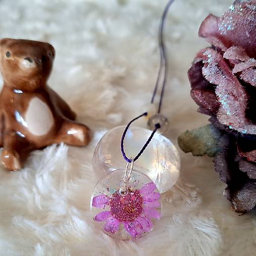 Ružová neha / nežný šperk s kremeňom a sagenitom