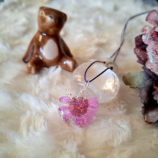 Ružová neha / nežný šperk s kremeňom a sagenitom