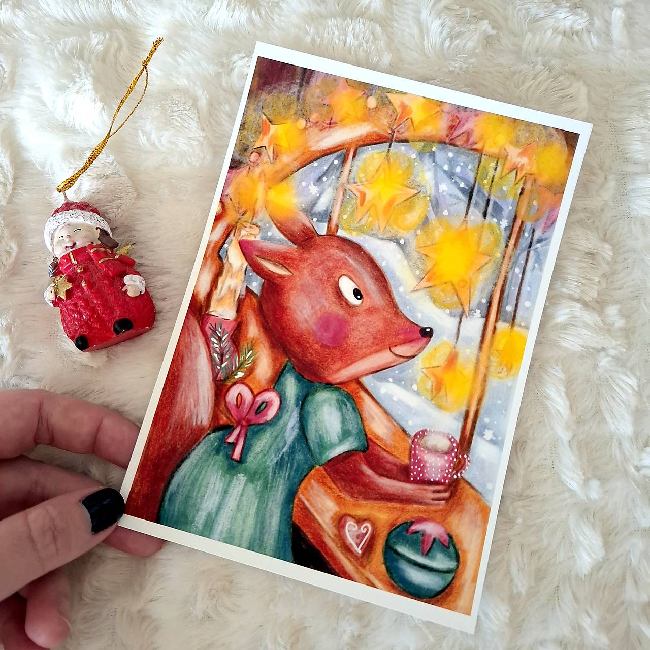 Veveričkine Vianoce :) / artprint