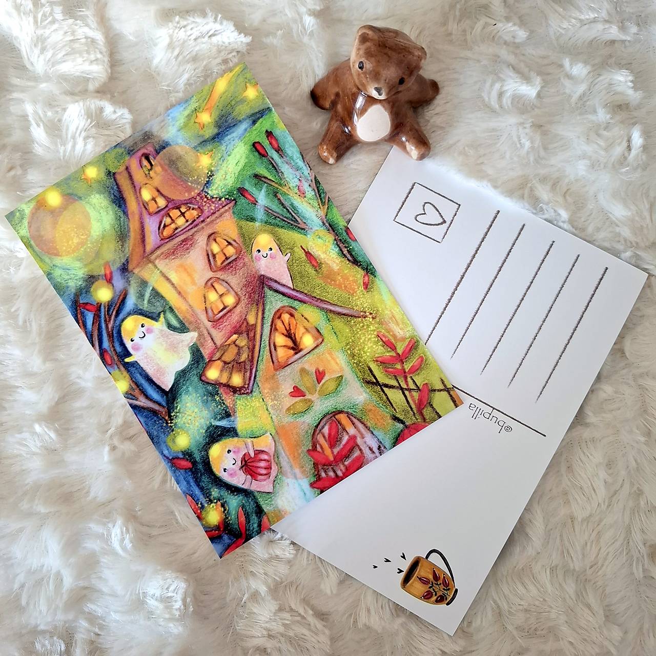 Dúšikovia a starý kúzelný dom :) / pohľadnica