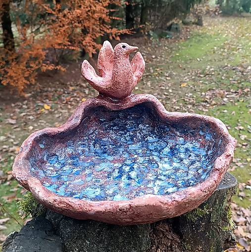 Nádoby - Mísa, pítko pro ptáky - 17999909_