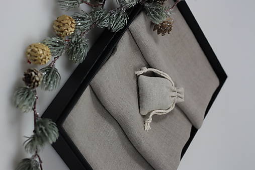 Darček pre babku, alebo maminku - set troch ľanových utierok v darčekovom balení