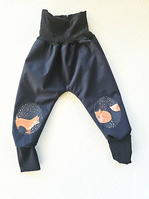 Softshellky zimné ”foxes on blue"