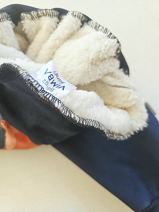 Softshellky zimné ”foxes on blue"