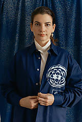 Blúzky a košele - košile MODROTISK 03/20 - 18000072_