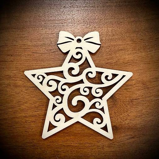 Drevené vianočné ozdoby