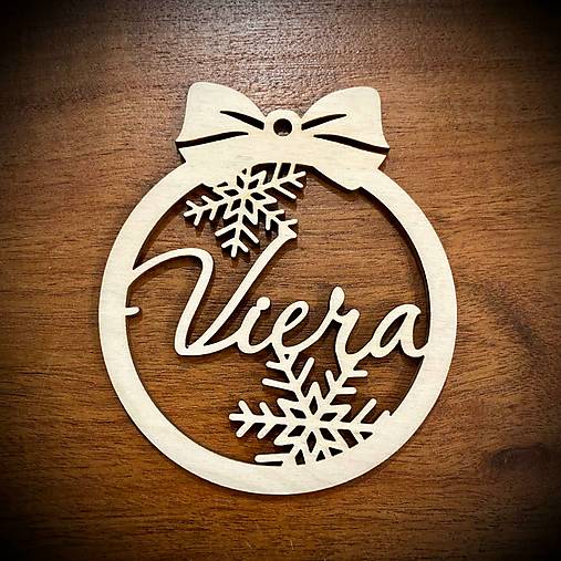Drevené vianočné ozdoby