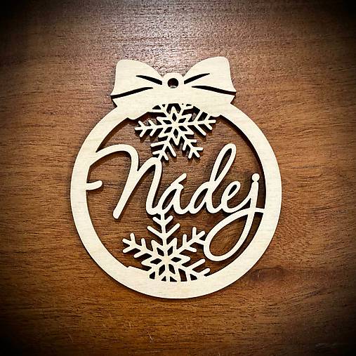 Drevené vianočné ozdoby