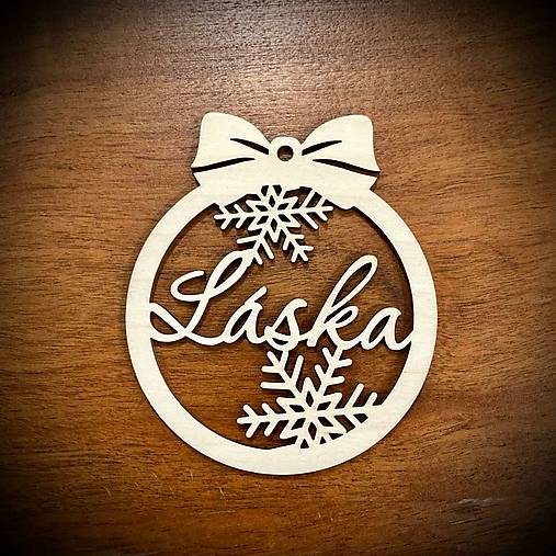 Drevené vianočné ozdoby