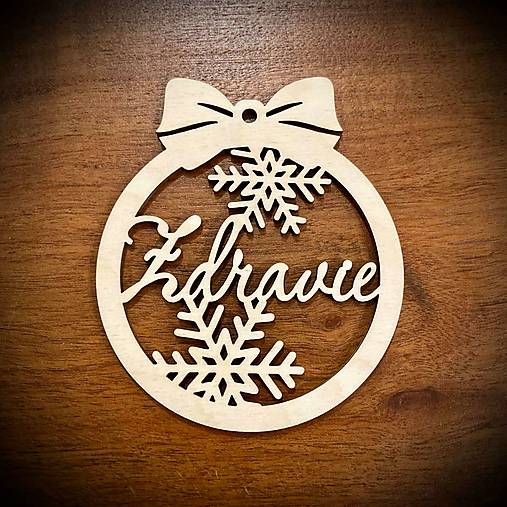 Drevené vianočné ozdoby