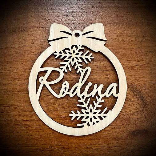 Drevené vianočné ozdoby