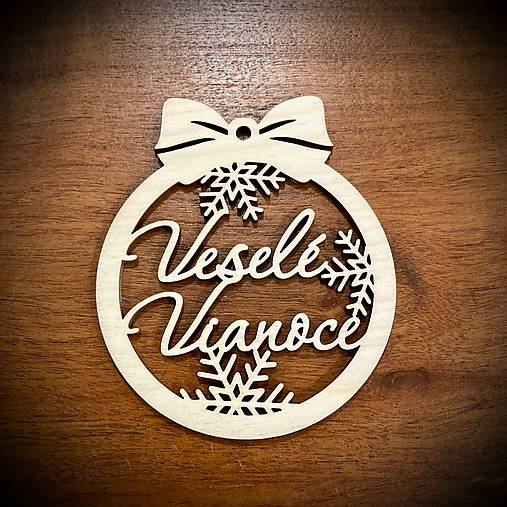 Drevené vianočné ozdoby