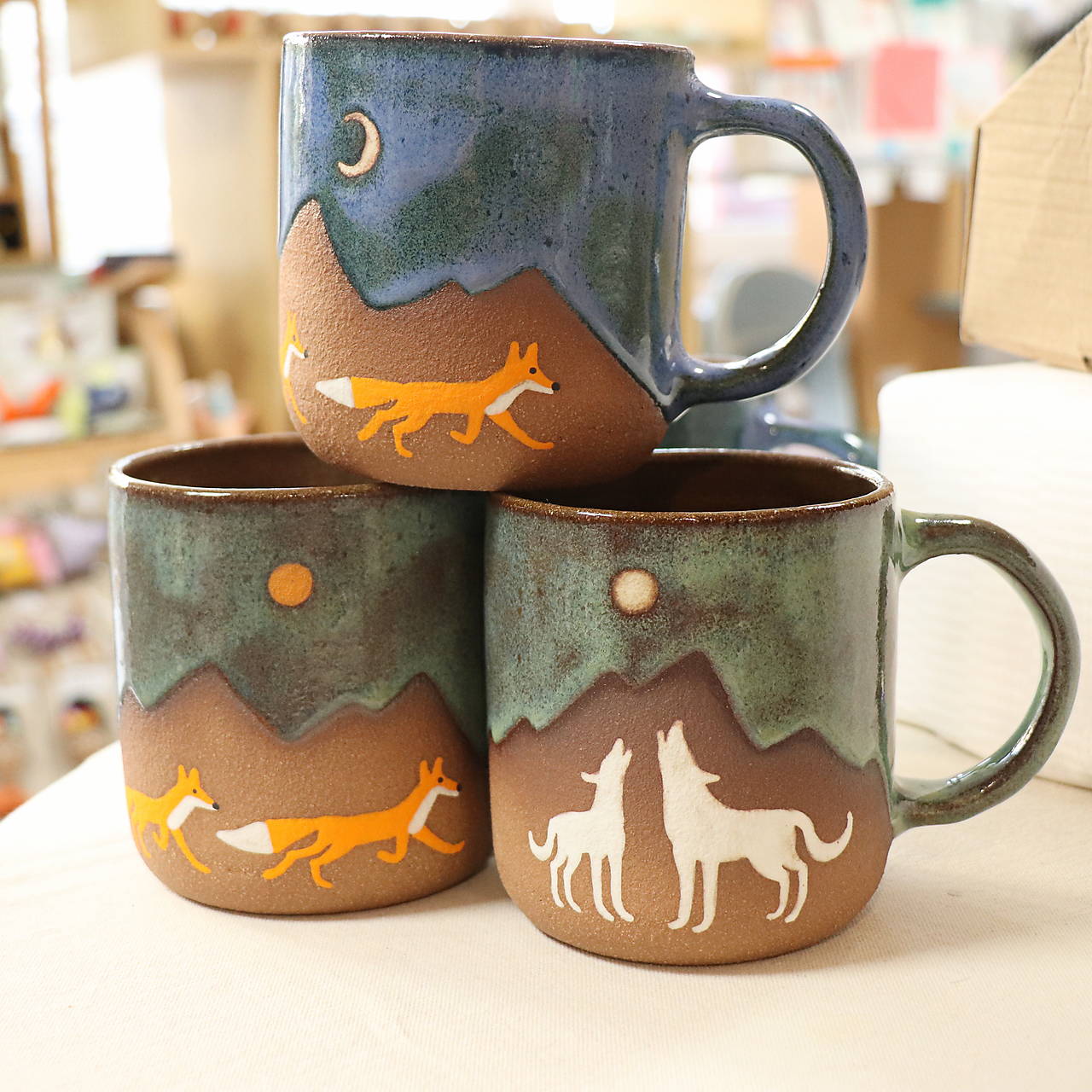 Hrnček Vlci/Líšky (530-650 ml)