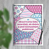 Papiernictvo - Little pastel sewing zápisník hranice - 18001756_