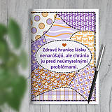 Papiernictvo - Little pastel sewing zápisník hranice - 18001757_