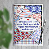 Papiernictvo - Little pastel sewing zápisník hranice - 18001758_