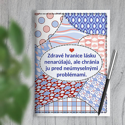 Papiernictvo - Little pastel sewing zápisník hranice (obláčiky (bledomodrá a marhuľová)) - 18001758_