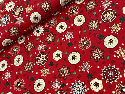 100% BAVLNA / ČERVENÉ VIANOCE