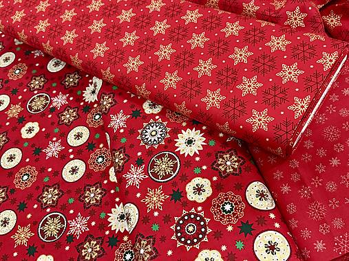 100% BAVLNA / ČERVENÉ VIANOCE