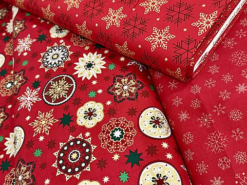 100% BAVLNA / VIANOCE / ČERVENÁ