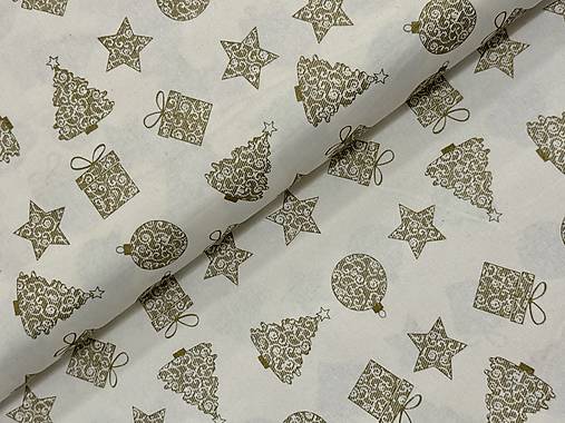 100% BAVLNA/VIANOCE / ZLATE OZDOBY