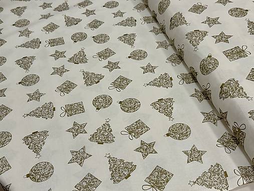 100% BAVLNA/VIANOCE / ZLATE OZDOBY