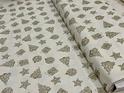 100% BAVLNA/VIANOCE / ZLATE OZDOBY