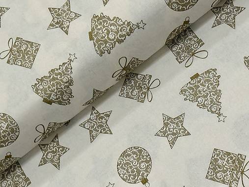 100% BAVLNA/VIANOCE / ZLATE OZDOBY