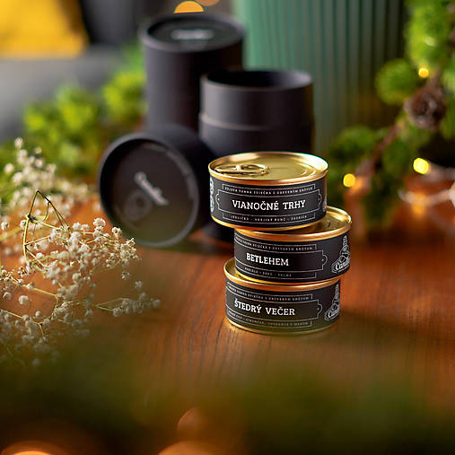Vianočný balíček malých sviečok