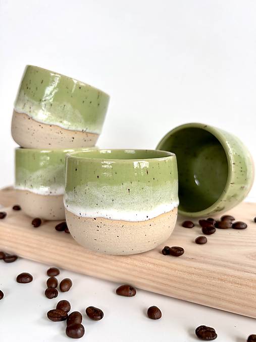 Nádoby - Keramický hrnček (cca 210 ml) - 18003988_