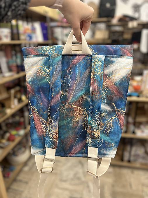 Rolltop rolovací batoh (1 elegantny zlaty)