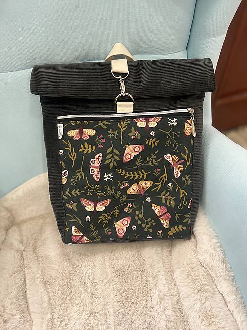 Rolltop rolovací batoh (3 motýle)