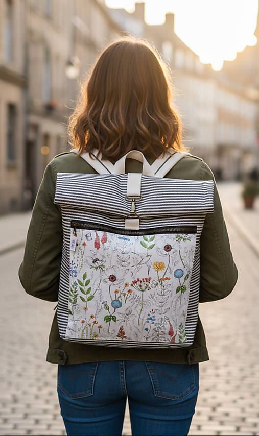 Rolltop rolovací batoh (4 lúka)