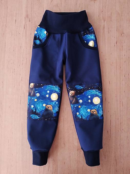 Detské oblečenie - Softshellky zimné medvedík - 18002411_