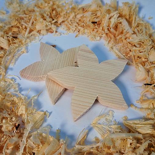 Polotovary - Drevený výrez – Kvietok - 18003054_