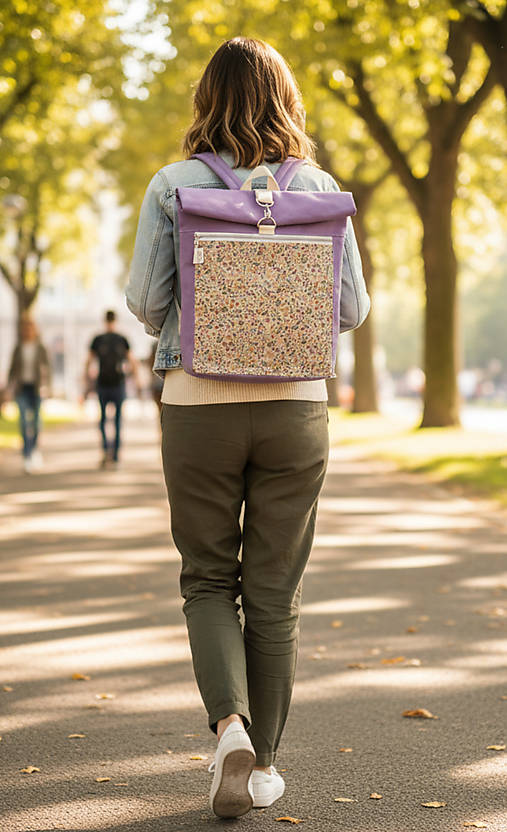 Jedinečný rolovací batoh - rolltop (2)