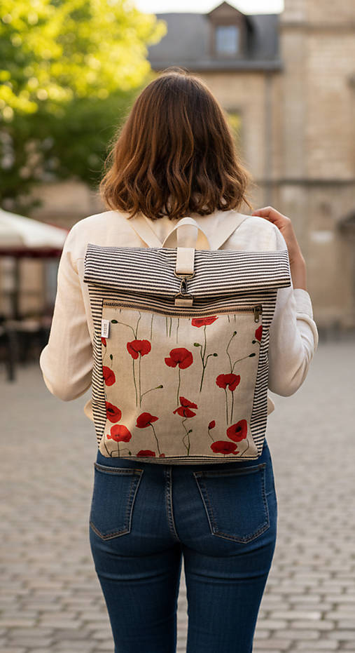 Jedinečný rolovací batoh - rolltop (5)