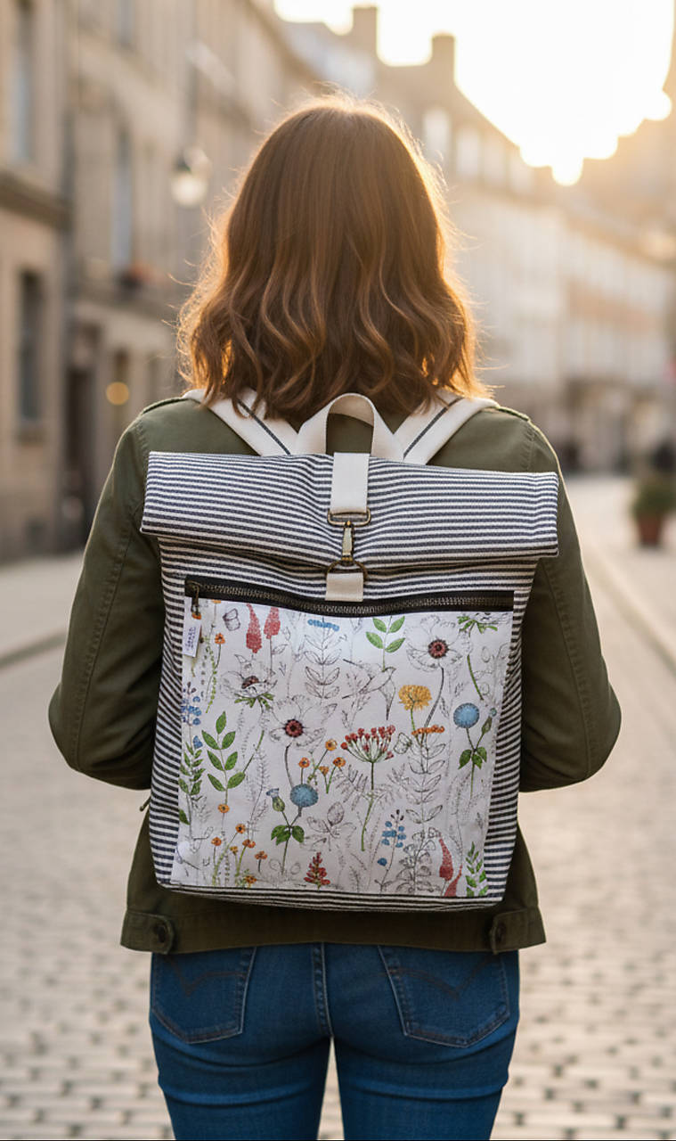 Jedinečný rolovací batoh - rolltop (4)