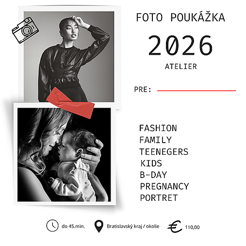 FOTO Darčeková poukážka 2026 - Bratsilavský kraj - okolie