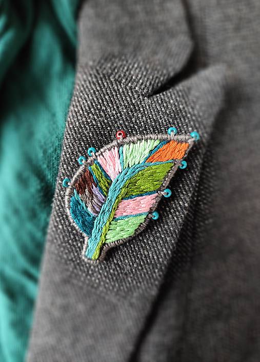 Brošne - Lístoček - 18005646_