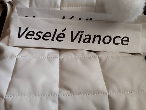 Nálepka Veselé Vianoce