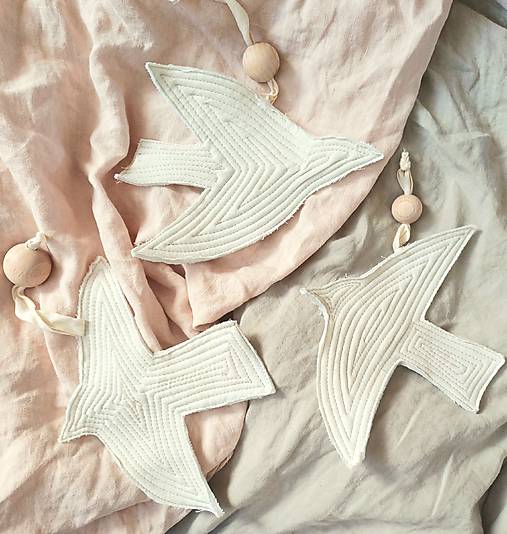 Hračky - Vtáčiky - hryzatko/ ozdoba - 18007090_