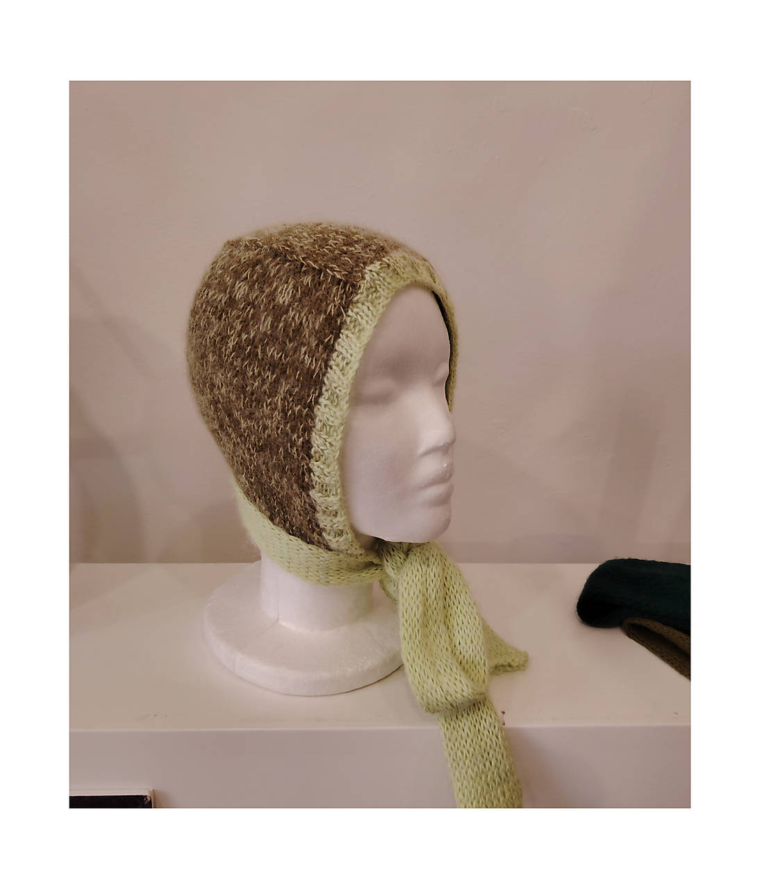 LUCY zelená zaväzovacia čiapka 