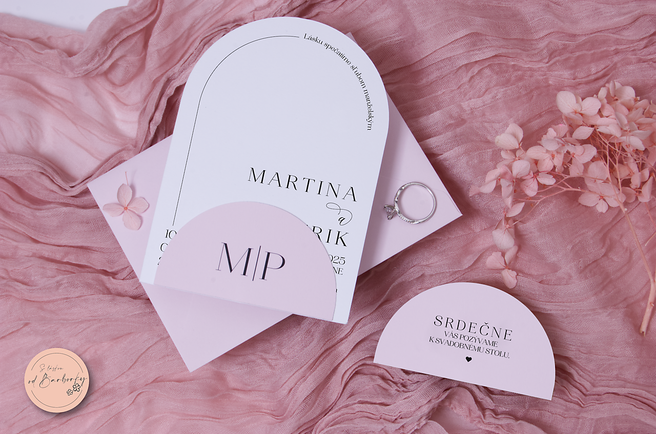 Svadobné oznámenie D#25B