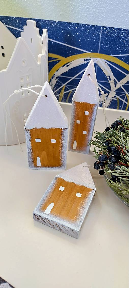 Dekorácie - Cukrové domčeky/sada - 18005262_