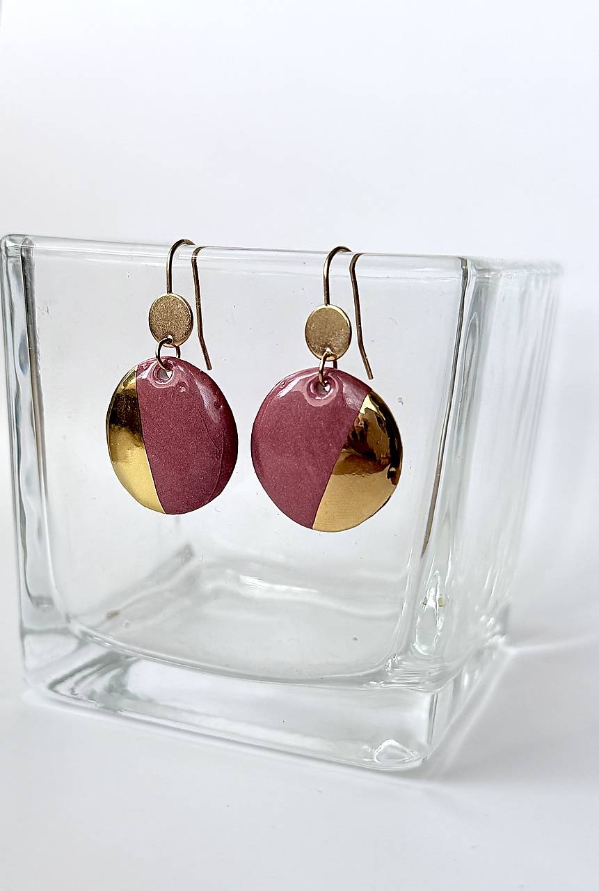 Porcelánové náušnice