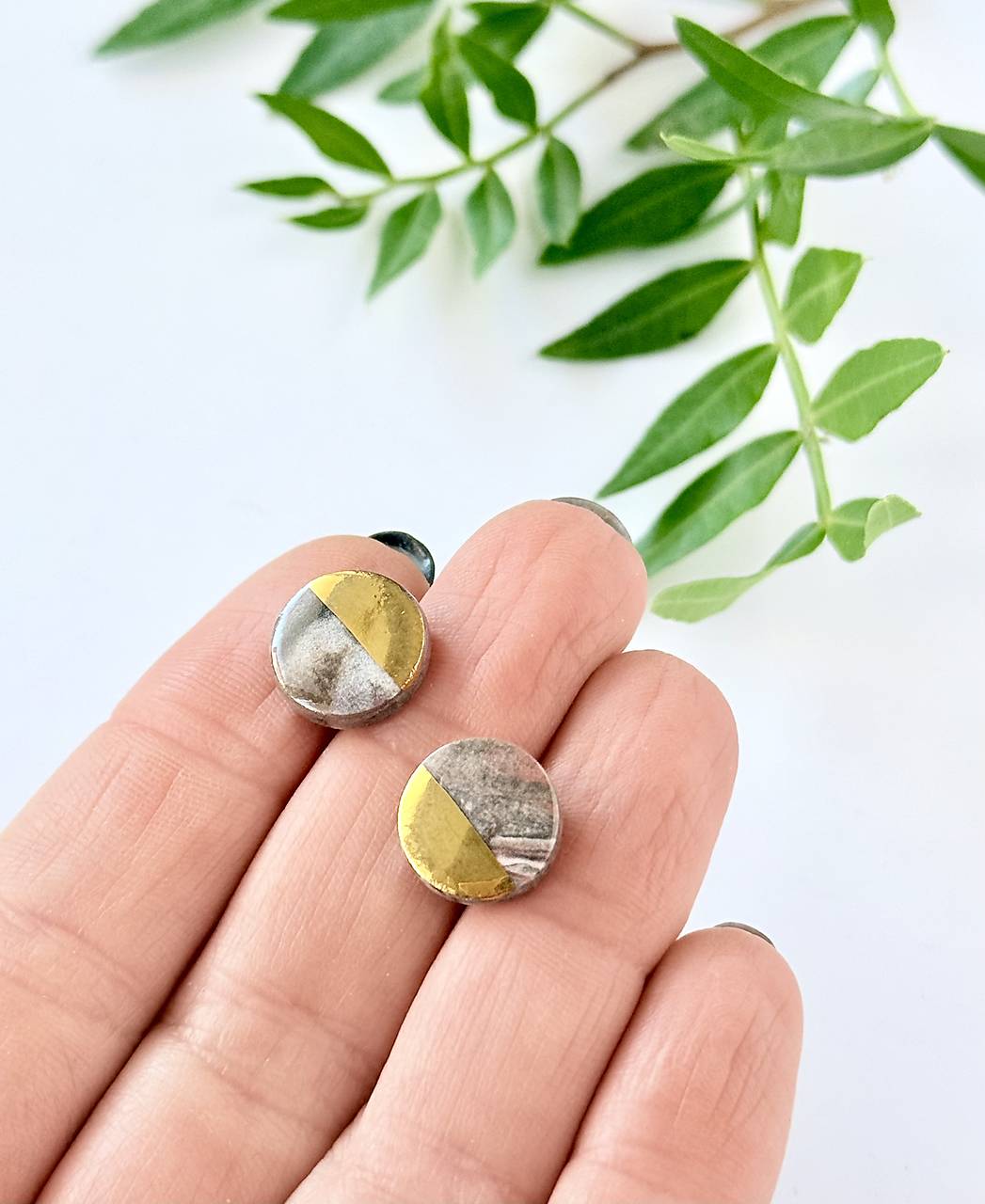 Porcelánové náušnice