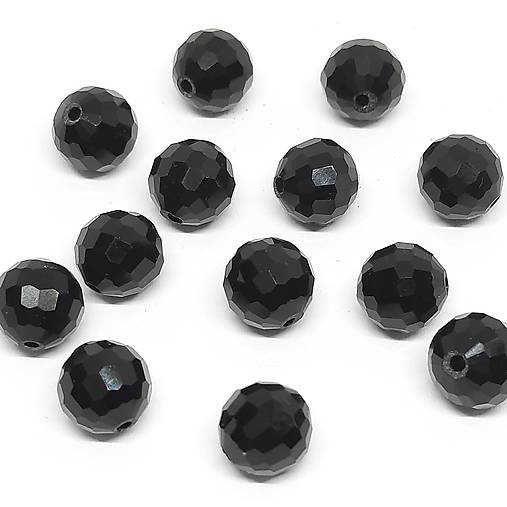 Sklenené brús.korálky DISCO 8mm-1ks