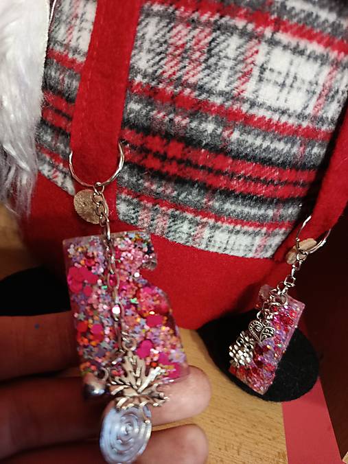 Sada 2 kľúčeniek srdce