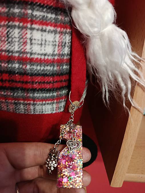 Sada 2 kľúčeniek srdce